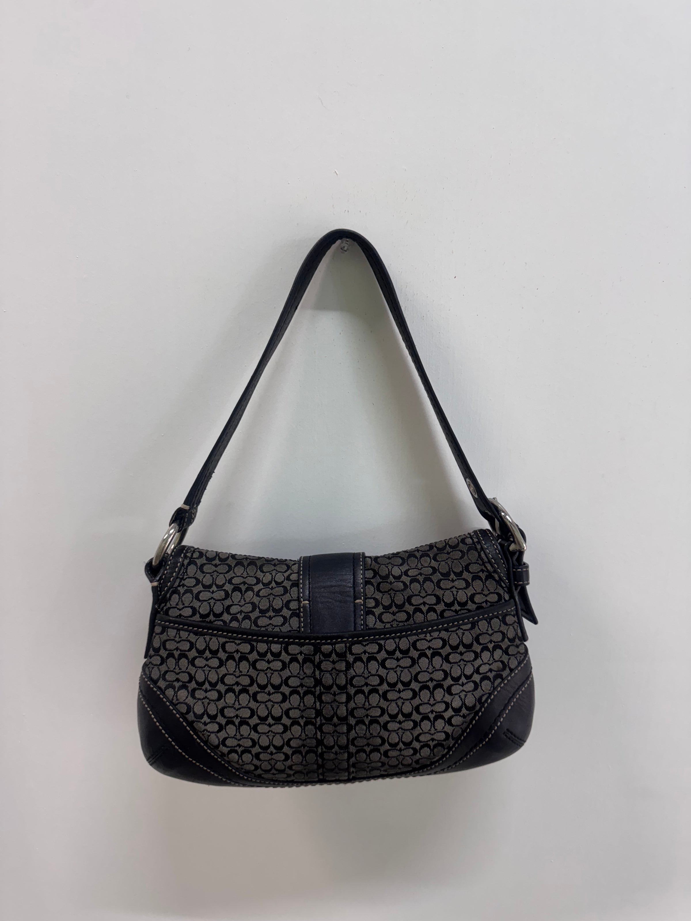 Black Signature Mini Soho Coach Bag | Deep Dive Vintage