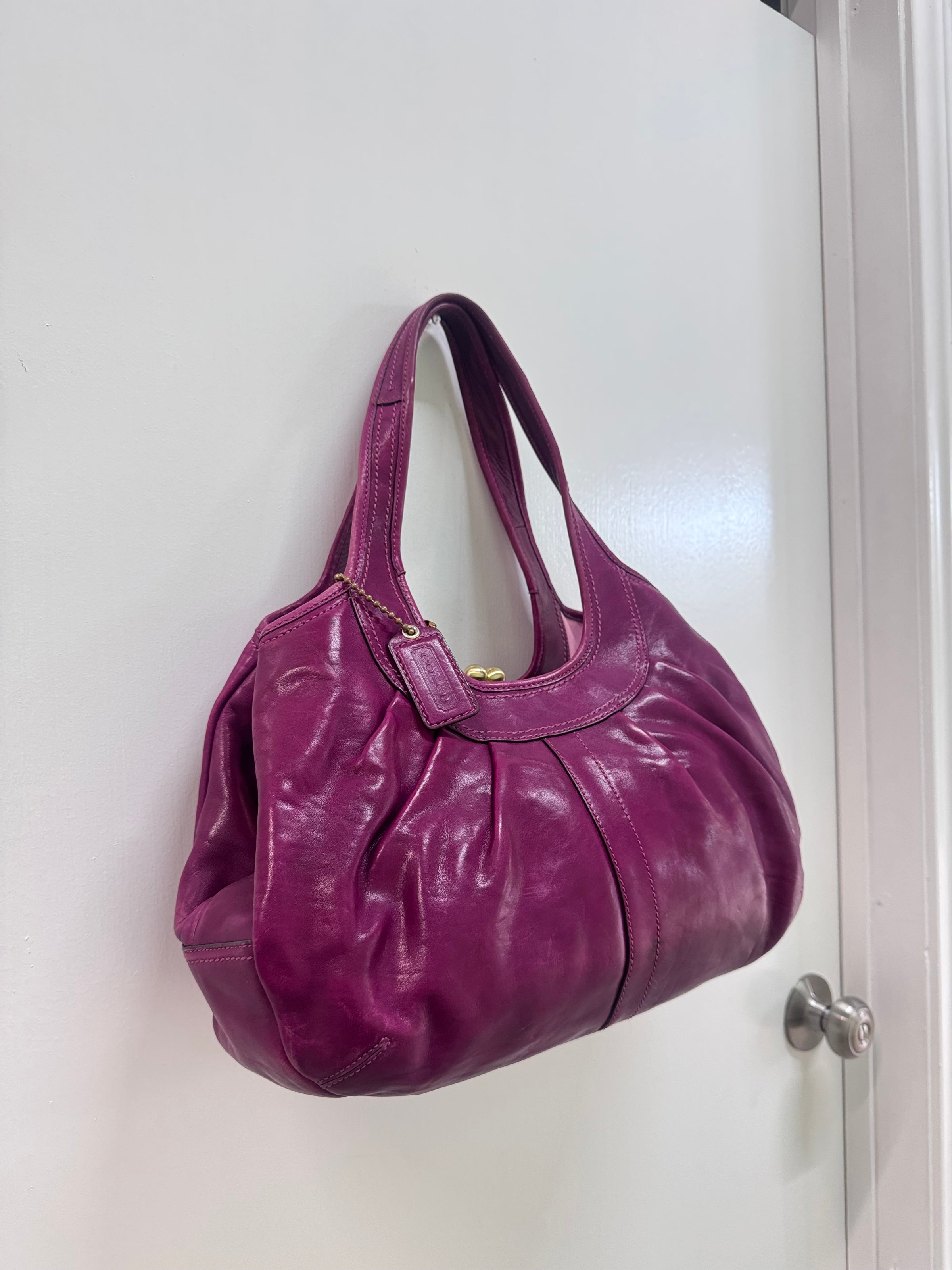 バッグ Coach Ergo Pleated Frame Satchelbag Coach Ergo Pleated Frame Satchel | Deep Dive Vintage