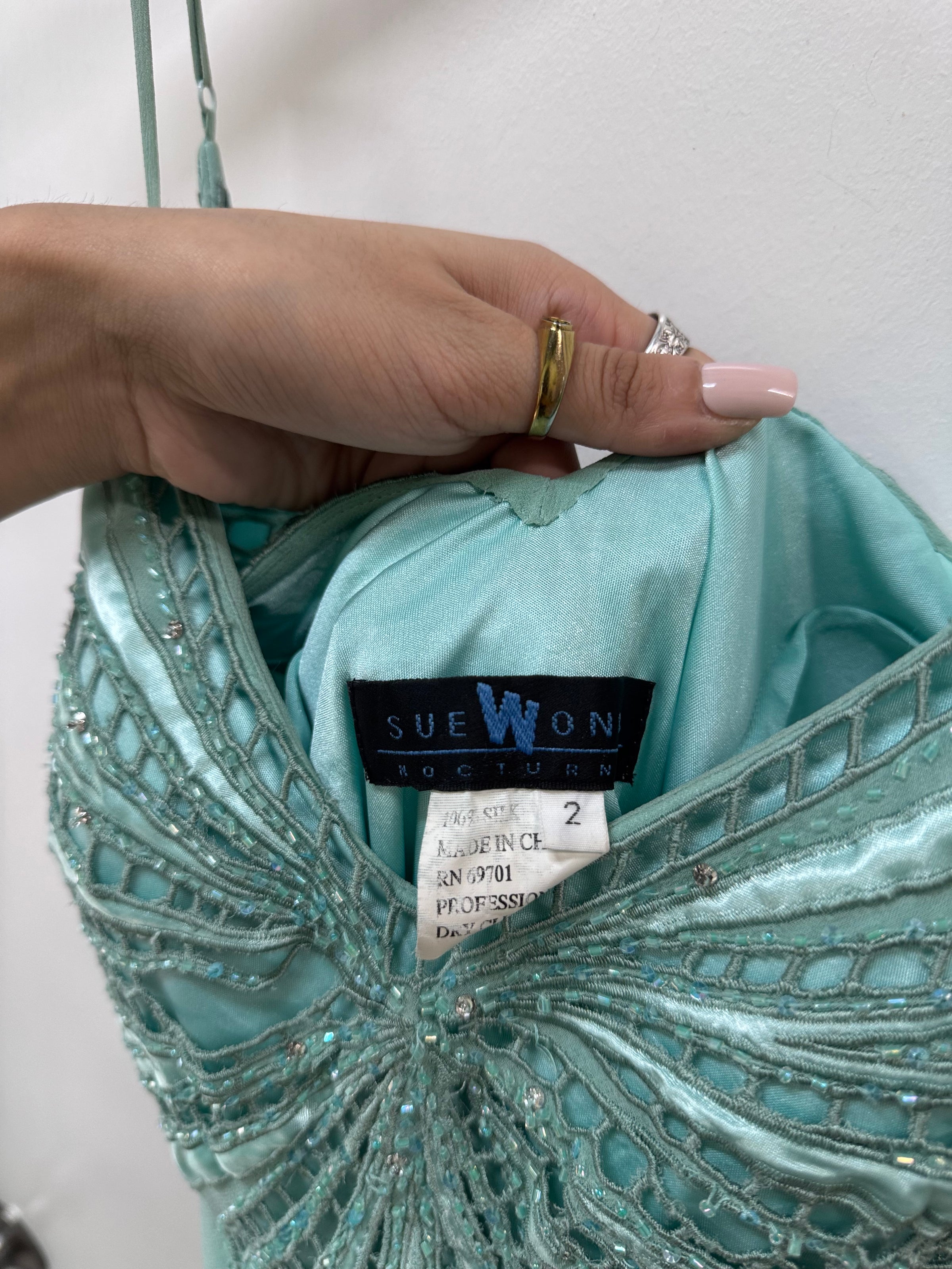 Blue Sue Wong Dress | Deep Dive Vintage
